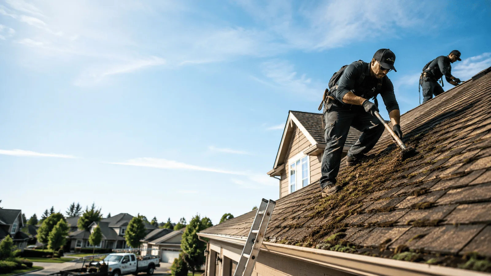 Roof Moss Removal in Fifield, WI near me